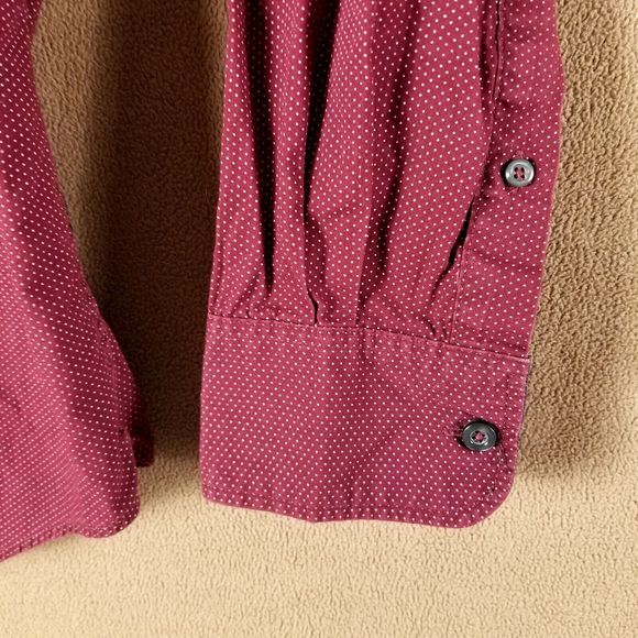 BEVERLY HILLS Polo Club Button Down Shirt Men's Casual long sleeve collared Smal - Picture 7 of 8